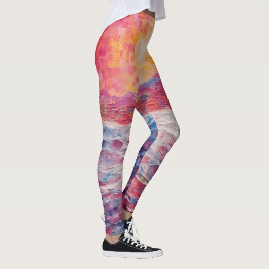 Schöne abstrakte Leggings (Rechts)