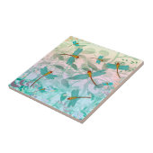 Schöne Abstrakte Libelle Fliese (Seite)