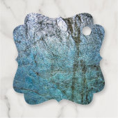 Schöne abstrakte Liebesmarken, normale Öko-Textur Geschenkanhänger (Rückseite)