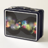 Schöne Abstrakte Metal Lunch Box (Rückseite)