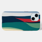 Schöne Abstrakte Minimalistische Background Girl Case-Mate iPhone Hülle (Rückseite (Horizontal))