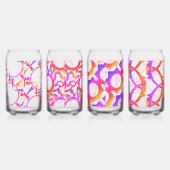 Schöne Abstrakte Muster Dosenglas (Rechts)