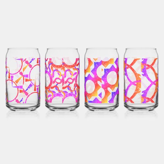 Schöne Abstrakte Muster Dosenglas (Rechts)