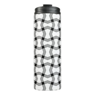 Schöne abstrakte ornamentale Hintergrundgestaltung Thermosbecher