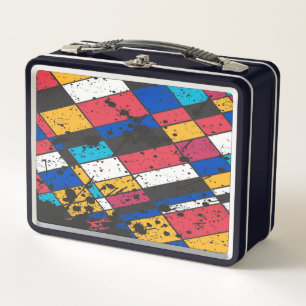 Schöne Abstrakte Paint Splash Metal Lunch Box