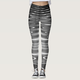 Schöne Abstrakte Reflektionen des Wassers Leggings
