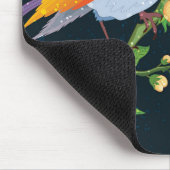Schöne Abstrakte Vogelmousse Mousepad (Ecke)