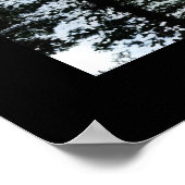 Schöne Abstrakte Winterhütte Poster (Ecke)