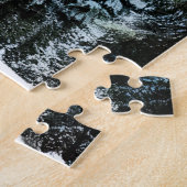 Schöne Abstrakte Winterhütte Puzzle (Seite)