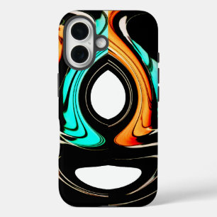 Schöne Abstrakte Wirbel Art Print iPhone 16 Hülle