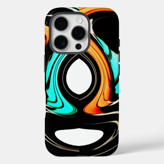 Schöne Abstrakte Wirbel Art Print Case-Mate iPhone Hülle (Rückseite)