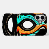 Schöne Abstrakte Wirbel Art Print Case-Mate iPhone Hülle (Rückseite (Horizontal))