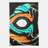 Schöne Abstrakte Wirbel Art Print Geschirrtuch (Vertikal)