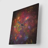 Schöne Abstraktion Quadratische Wanduhr (Winkel)