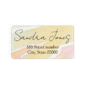 Schöne Adressetiketten (Vorne)