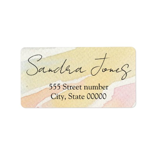 Schöne Adressetiketten (Vorne)