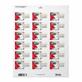 Schöne Adressliste Adressaufkleber (Vorne)