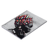 Schöne Afrikanerin Notizblock (Linke Seite)