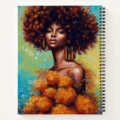 Schöne Afrikanerin Notizblock (Rückseite)