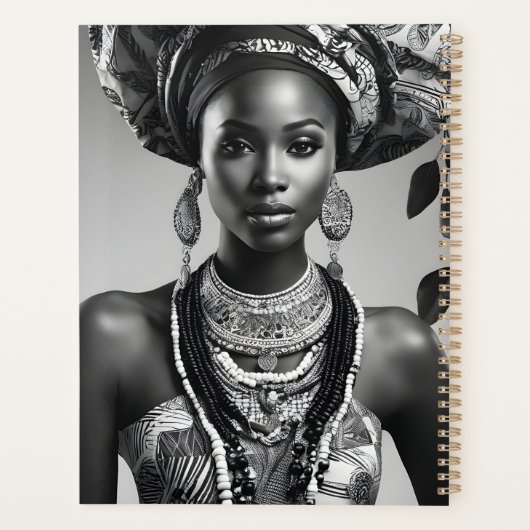 Schöne Afrikanerin Planer (Rückseite)