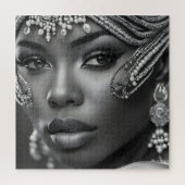 Schöne Afrikanerin Puzzle (Vertikal)