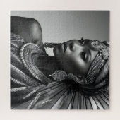 Schöne Afrikanerin Puzzle (Horizontal)