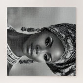 Schöne Afrikanerin Puzzle (Horizontal)