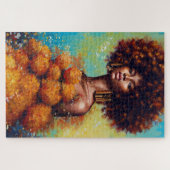 Schöne Afrikanerin Puzzle (Horizontal)