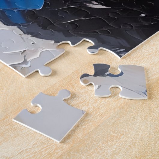 Schöne Afrikanisch-Amerikaner Romantische Mann und Puzzle (Seite)