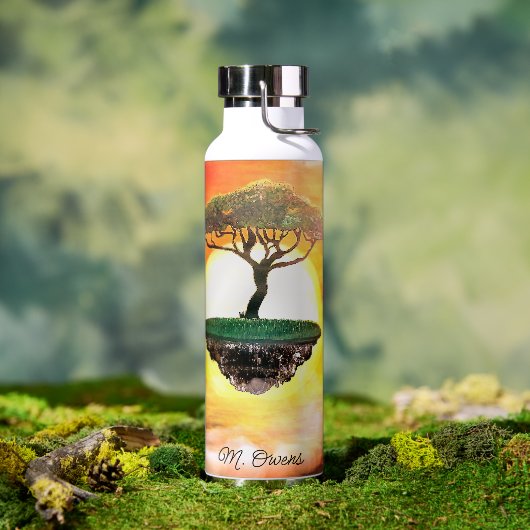 Schöne afrikanische Akacia Tree Trinkflasche (Außenbereich)