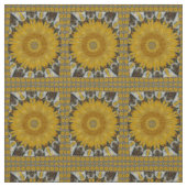 Schöne afrikanische Blumendesign Art Stoff (Nahaufnahme)