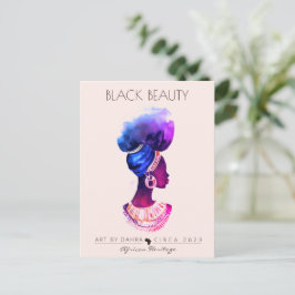 SCHÖNE AFRIKANISCHE QUEEN POSTKARTE