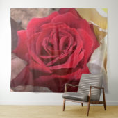 Schöne afrikanische Rote Rose Wandteppich (Beispiel (Horizontal))