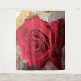 Schöne afrikanische Rote Rose Wandteppich