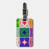 Schöne afrikanische Schachkunst Print Gepäckanhänger (Vorderseite vertikal)