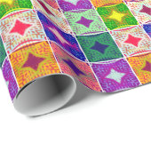 Schöne afrikanische Schachkunst Print Geschenkpapier (Rolleneckpunkt)