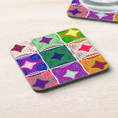 Schöne afrikanische Schachkunst Print Getränkeuntersetzer (Linke Seite)