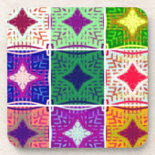 Schöne afrikanische Schachkunst Print Getränkeuntersetzer (Vorderseite)