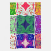 Schöne afrikanische Schachkunst Print Handtuch (Vertikal)