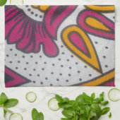 Schöne afrikanische Stoffe Motif Kunst, Dichtung u Geschirrtuch (Gefaltet)