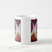 Schöne afrikanische Stoffe Motif Kunst, Dichtung u Kaffeetasse (Mittel)