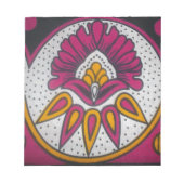 Schöne afrikanische Stoffe Motif Kunst, Dichtung u Notizblock (Vorderseite)