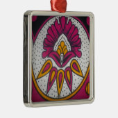 Schöne afrikanische Stoffe Motif Kunst, Dichtung u Silbernes Ornament (Rechts)