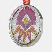 Schöne afrikanische Stoffe Motif Kunst, Dichtung u Silbernes Ornament (Links)