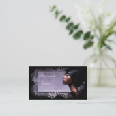 Schöne Afroamerikaner-Frauen-Visitenkarten Visitenkarte (Stehend Vorderseite)