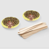 Schöne afrozentrische, starke schwarze Frau Fächer (Non-assembled)