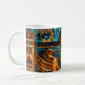Schöne ägyptische Hieroglyphen Kaffeetasse (Links)