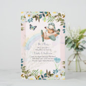 Schöne Airplane Pilot Boys Babydusche laden ein (Stehend Vorderseite)