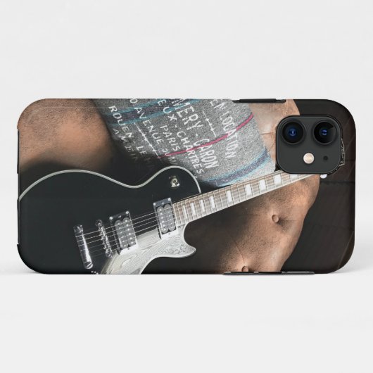 Schöne akustische Gitarre Case-Mate iPhone Hülle (Rückseite (Horizontal))