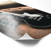 Schöne akustische Gitarre Fotodruck (Ecke)